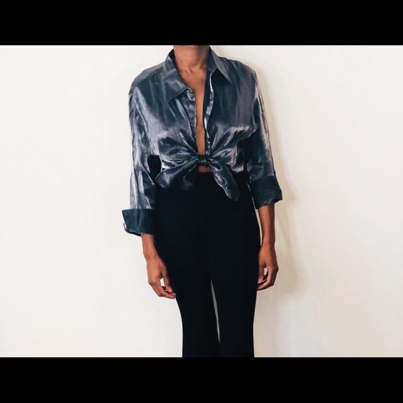 Tops - Vintage Holographic Blouse Tops - Vintage Holographic Blouse
